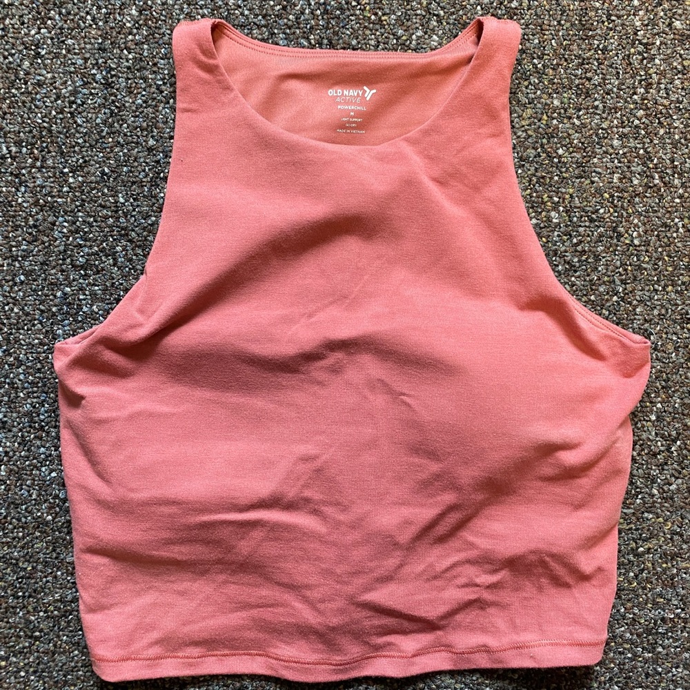 Old Navy | Light Support PowerChill Longline Sports Bra Tank for Women
